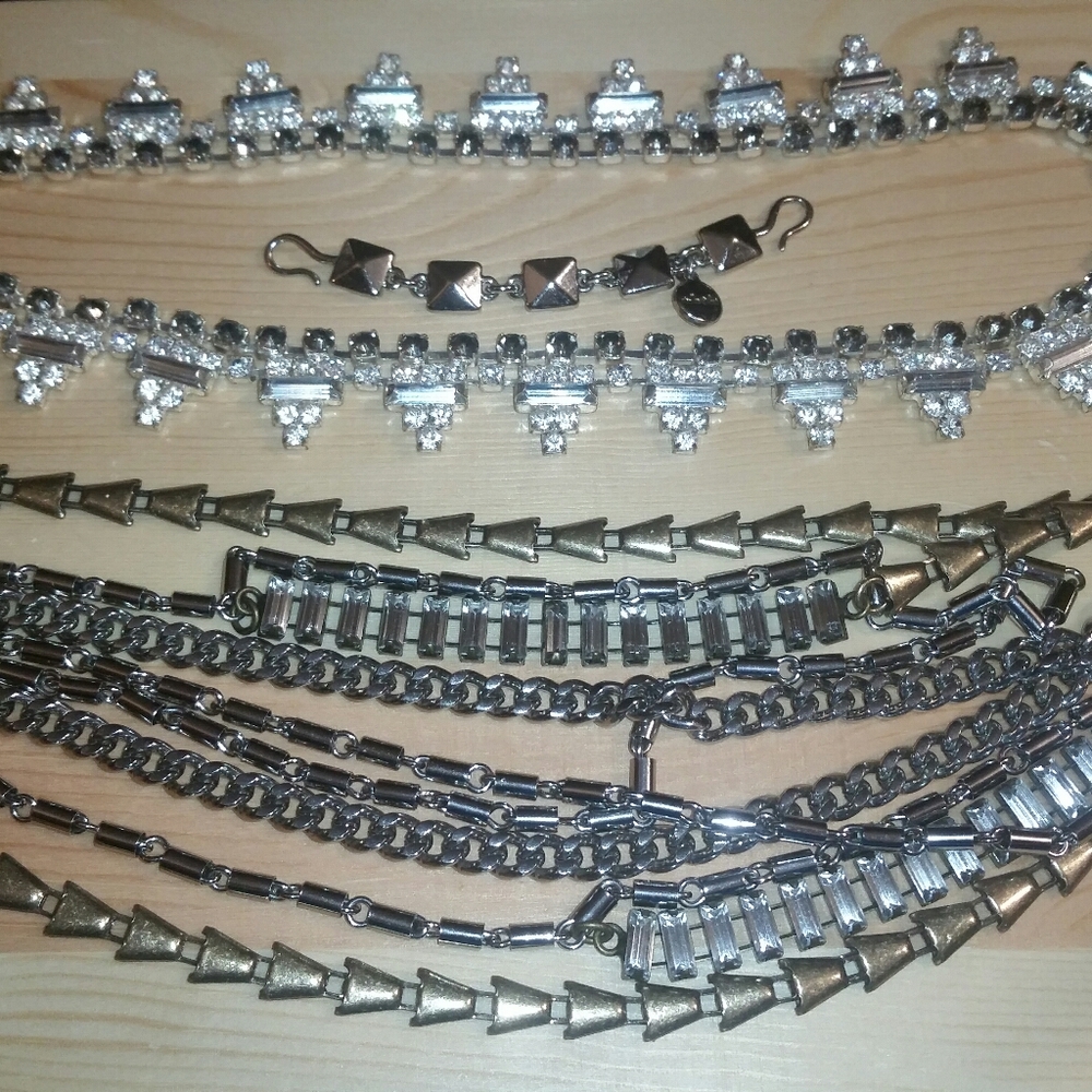 Stella & Dot 'Sutton' Silver Statement Necklace - image 2